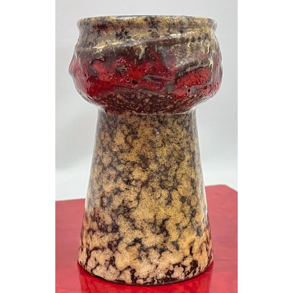 Vintage Strehla candle holder, GDR goblet, vintage pottery, East German pottery - Picture 4 of 9